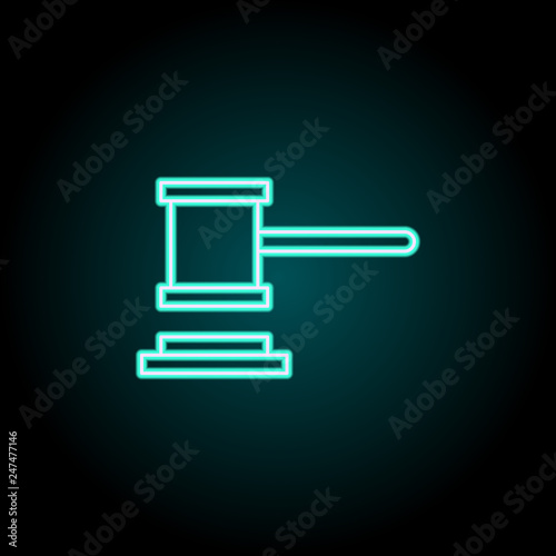 home search icon. Elements of Bulding Landmarks in neon style icons. Simple icon for websites, web design, mobile app, info graphics