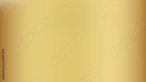 Vector gold blurred gradient style background. Abstract smooth colorful illustration, social media wallpaper.