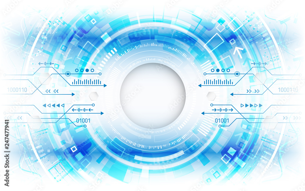 Fototapeta premium Abstract global technology concept. Digital internet communication. Connection structure. Hi-tech vector illustration eps 10