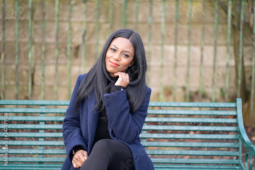 black woman professional indoors working