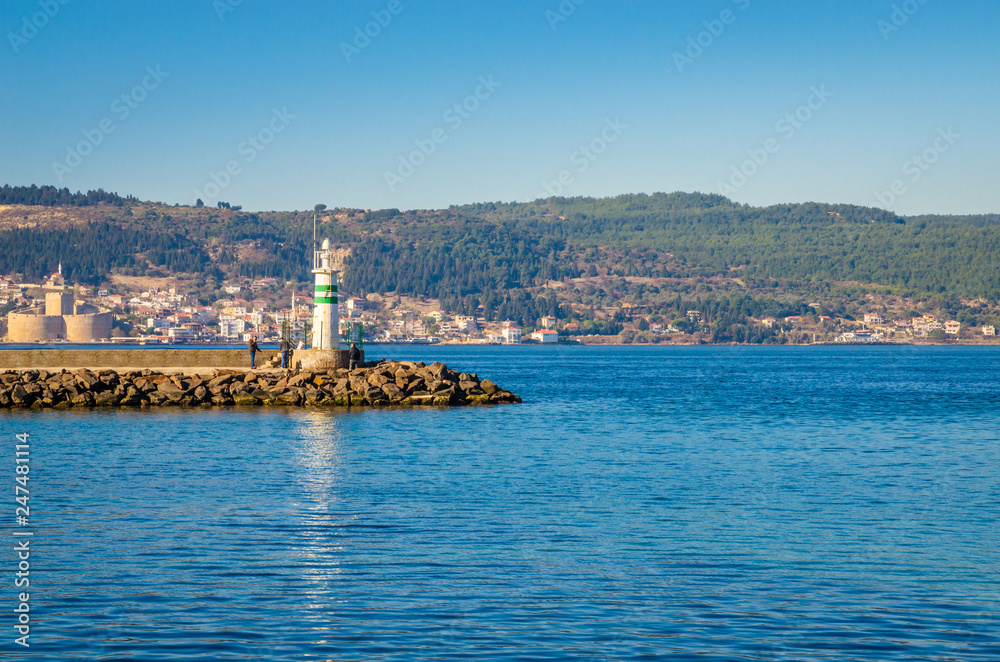  Sea landscape of city Canakkale, Turkey