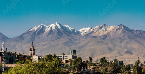 Tablou pe pânză Andes Behind Arequipa Peru
