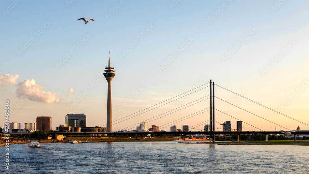 Schöne Aussicht in Düsseldorf