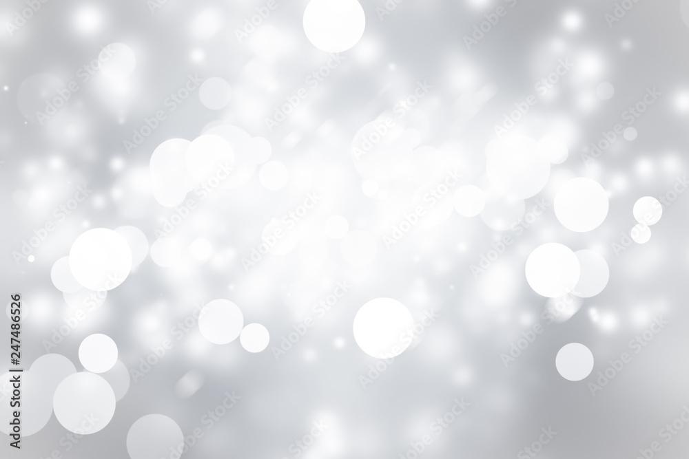 white blur abstract background. bokeh christmas blurred beautiful shiny Christmas lights white blur abstract background. bokeh christmas blurred beautiful shiny Christmas lights
