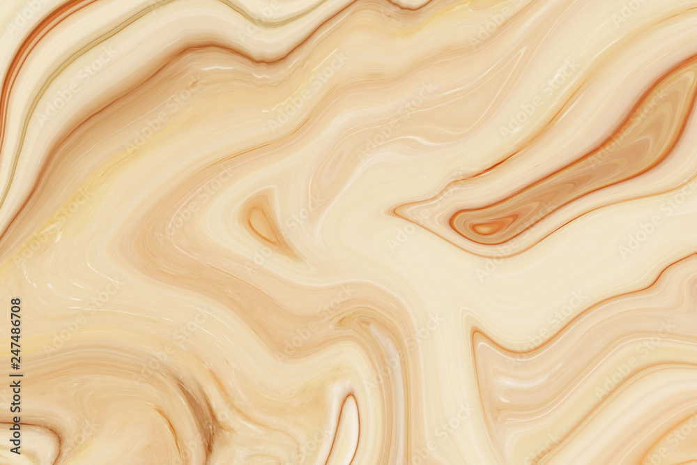 Obraz premium Marble ink colorful. Brown marble pattern texture abstract background. can be used for background or wallpaper