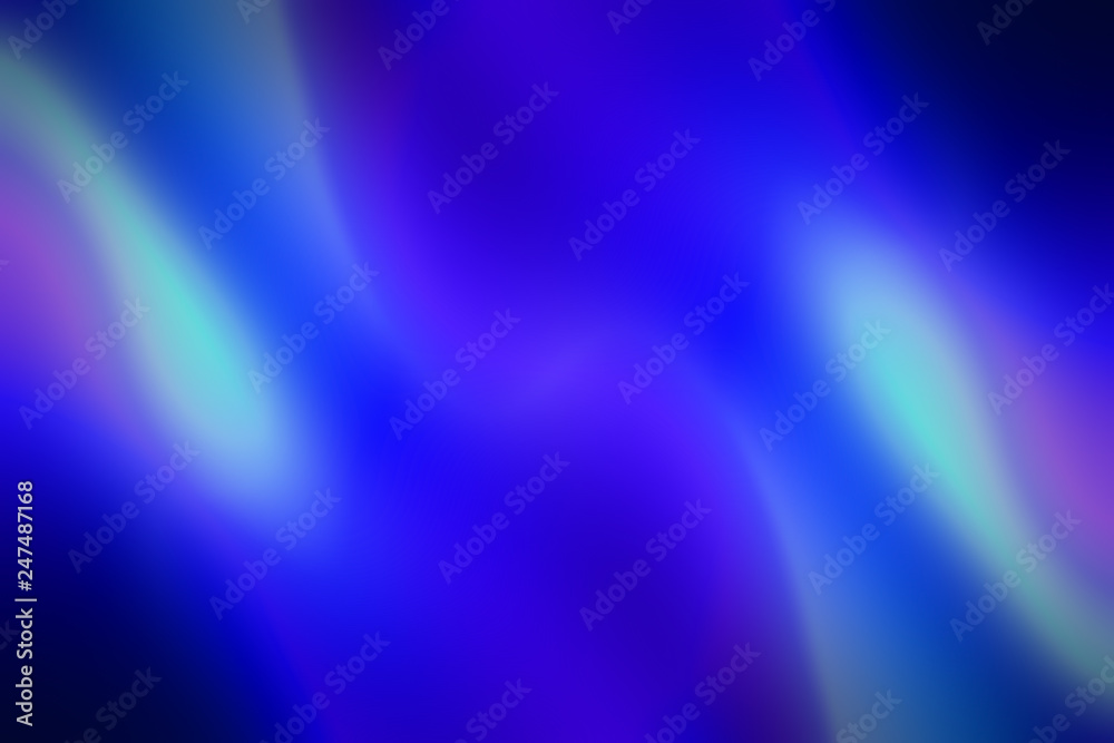 Colorful gradient fluid shapes dynamic color wallpaper. Blue Spectrum vibrant colors background.