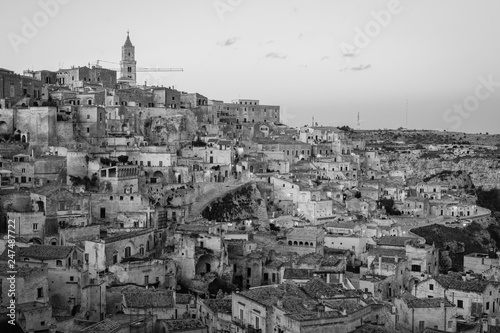 A view of Matera, Basilicata, Italy © jonbilous