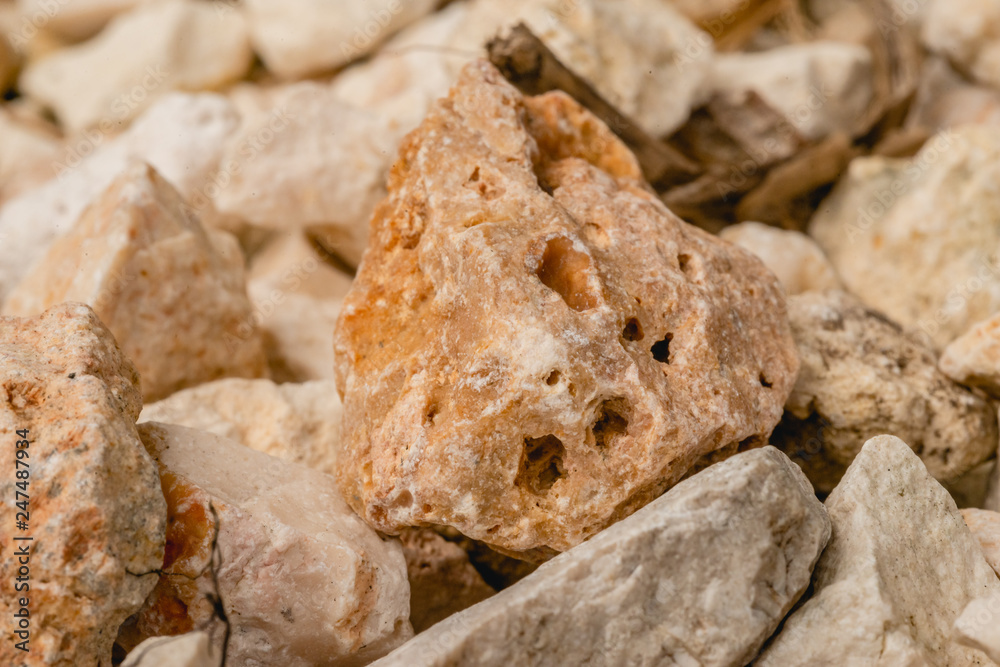 Macro White Rock Gravel Macro White Rock Gravel
