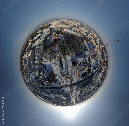 Panorama 360. Little planet.