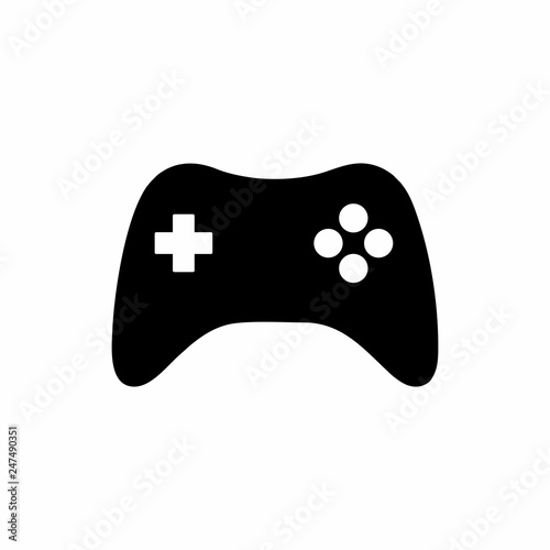 Joystick vector icon, game console symbol