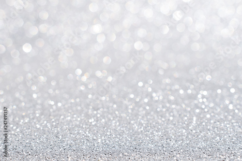 silver glitter abstract background 