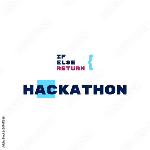 Hackathon Logo Vector