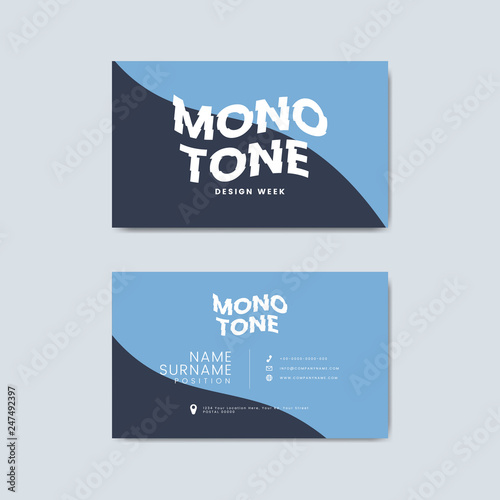 Corporate business card template