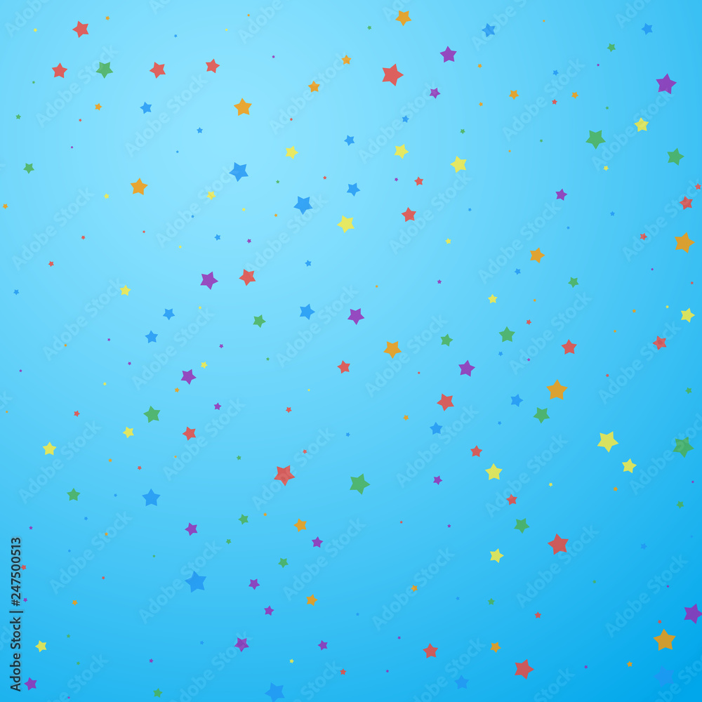 Festive confetti. Celebration stars. Joyous stars 