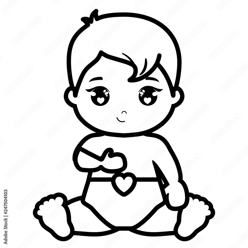 cute and little baby love