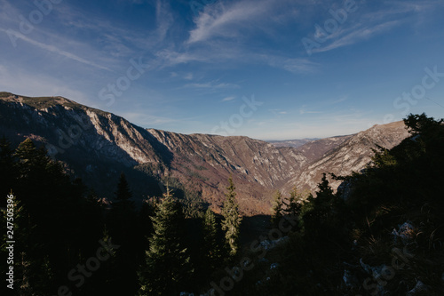 Zabljak in Montenegro   mountain view.