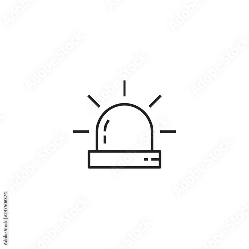 Siren line icon