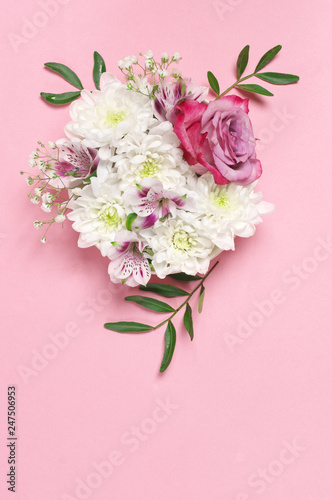 Fototapeta Naklejka Na Ścianę i Meble -  Romantic floral background