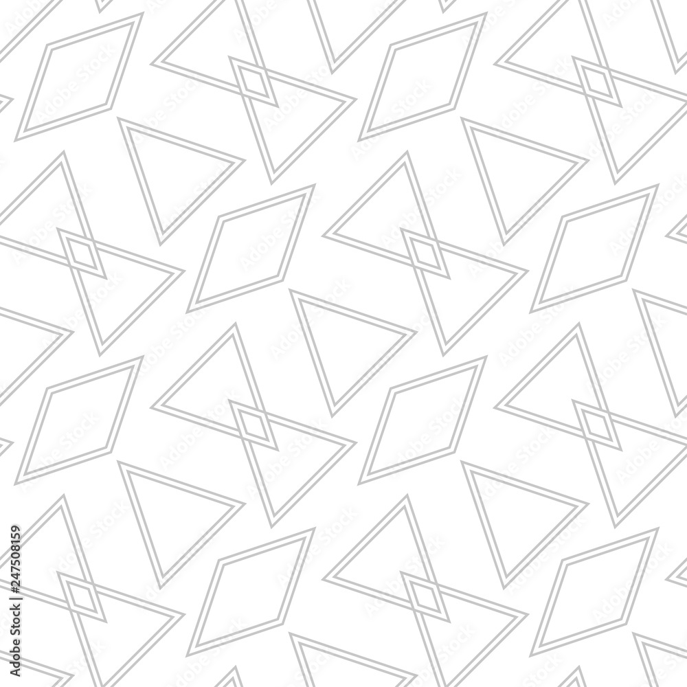Geometric seamless pattern. Gray and white backdrop Geometric seamless pattern. Gray and white backdrop