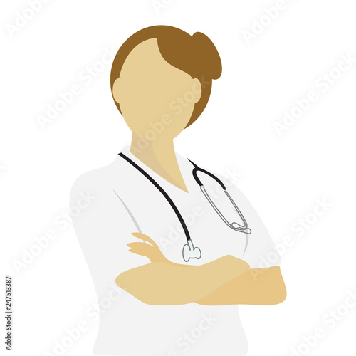 Vector illustration of nurse
