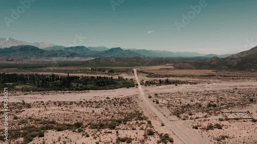 Aerial, Landscapes Around Angulos, Argentina photo