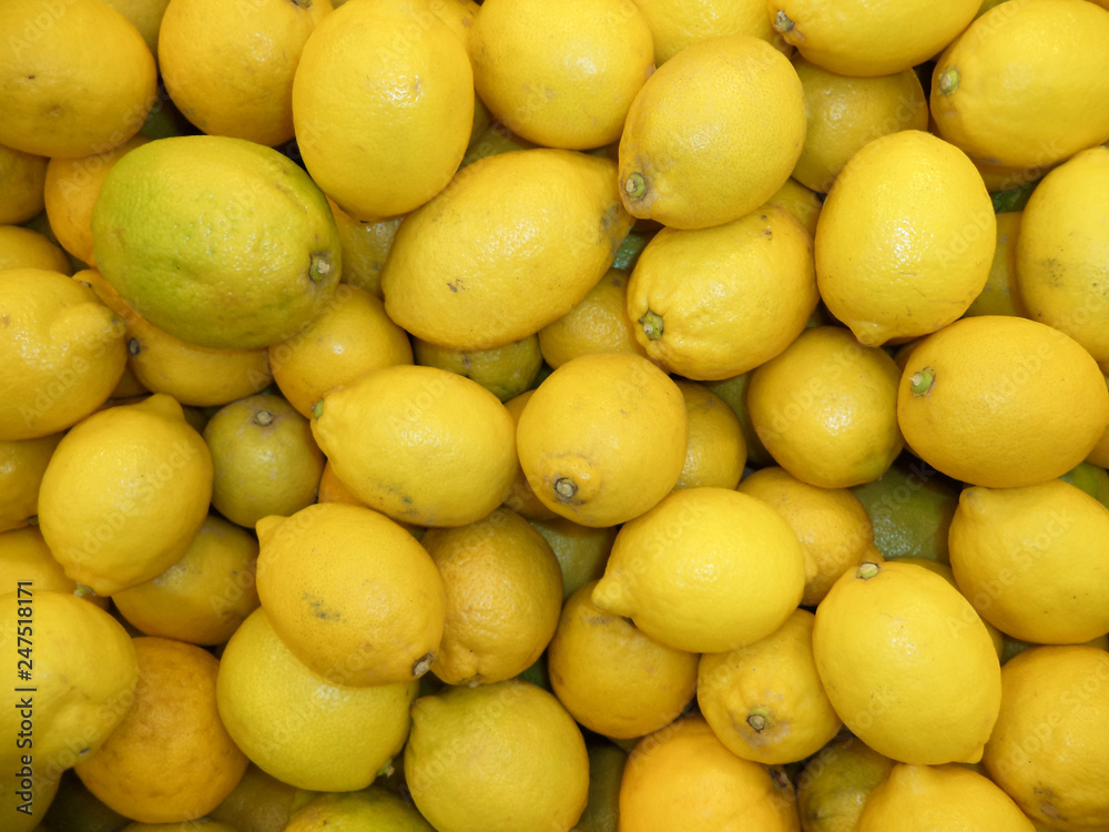lots of fresh lemons