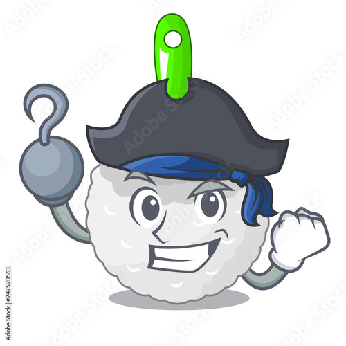 Pirate toilet brush in the character shape