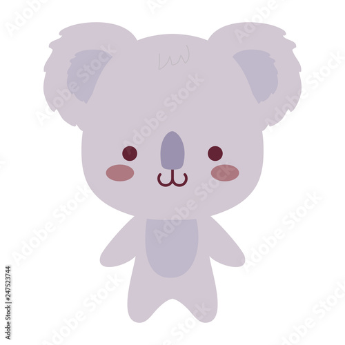 cute and little koala character