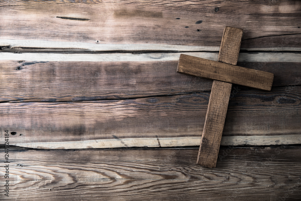 cross on table