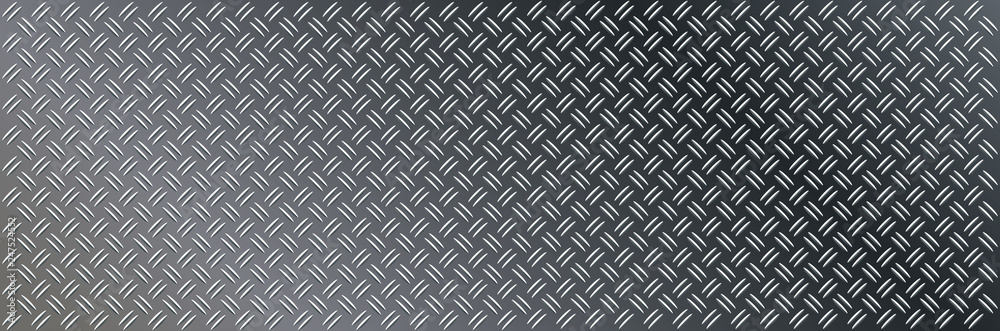 Anti slip gray metal plate with diamond patter Anti slip gray metal plate with diamond patter