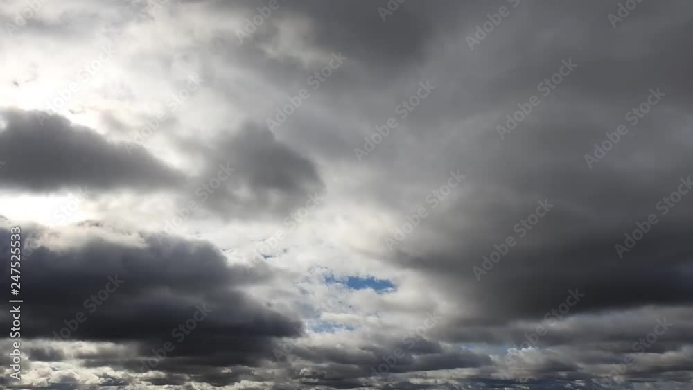 Timelapse Dark Storm Clouds Hiding Sun In Sky Timelapse Dark Storm Clouds Hiding Sun In Sky