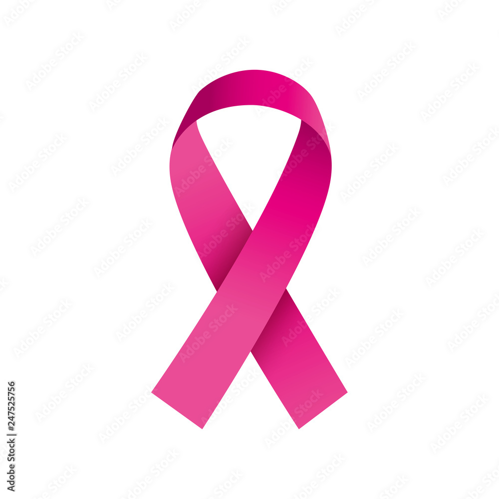 ruban rose cancer Stock Vector | Adobe Stock