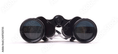Vintage binoculars isolated