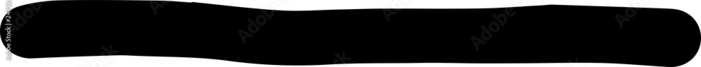 Black analog line drawn by handwriting Black analog line drawn by handwriting