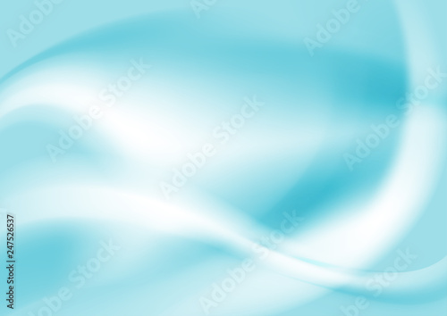 Abstract bright blue wavy background