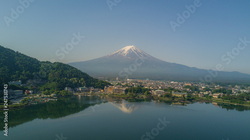 Monte Fuji en Kawaguchiko
