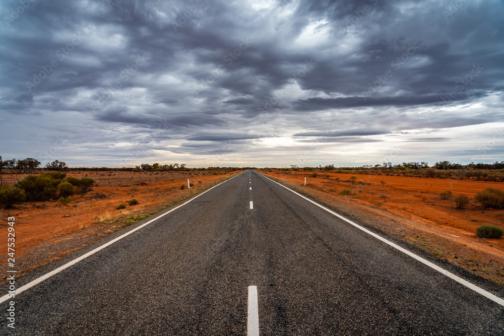 Outback roads in New South Wales, Australia