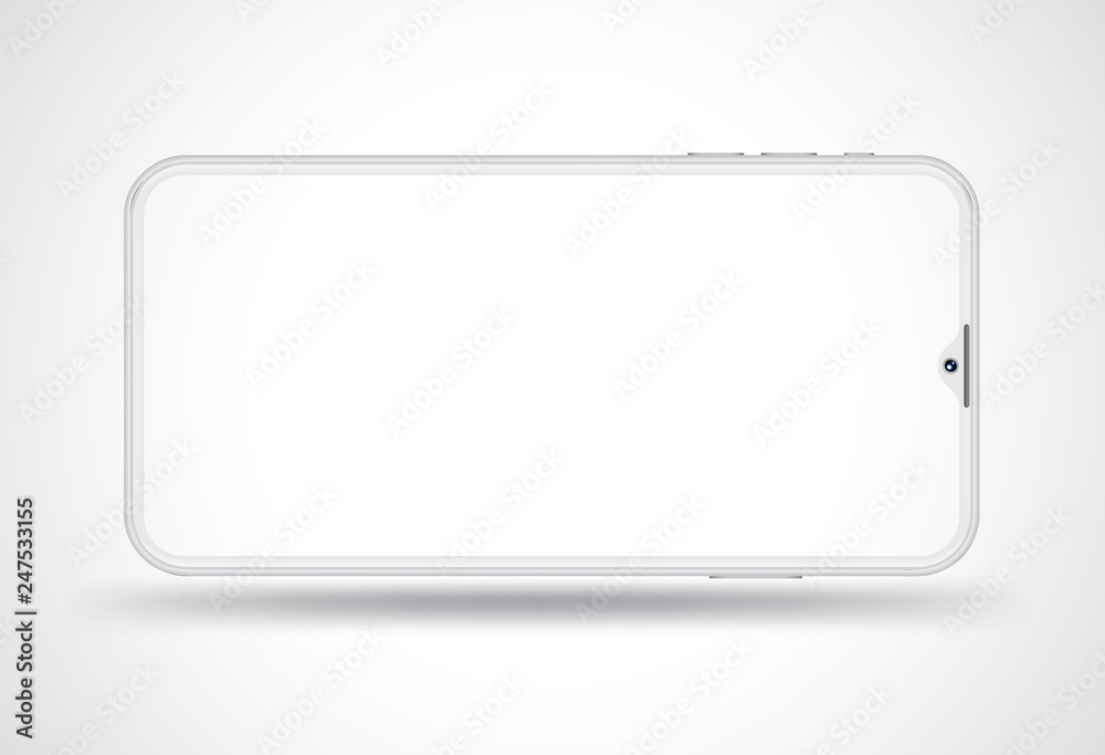 Realistic smartphone mockups Realistic smartphone mockups