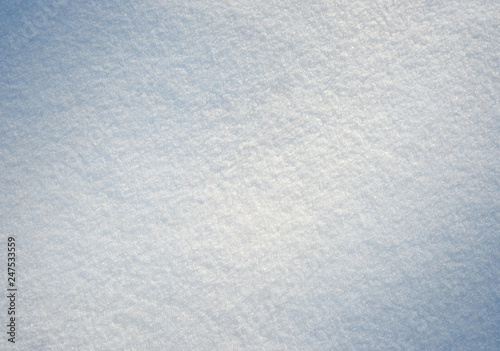 texture of snow close up