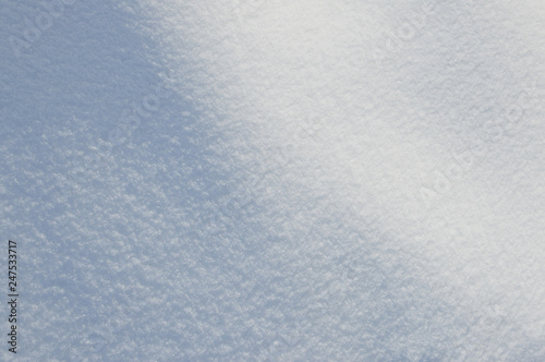 texture of snow close up