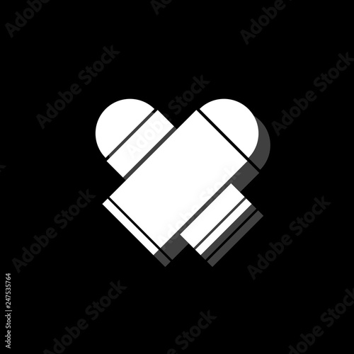 Bullet icon flat