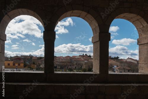 Beautiful architectural details on Los Pueblos Negros ( Black Villages) of Guadalajara 