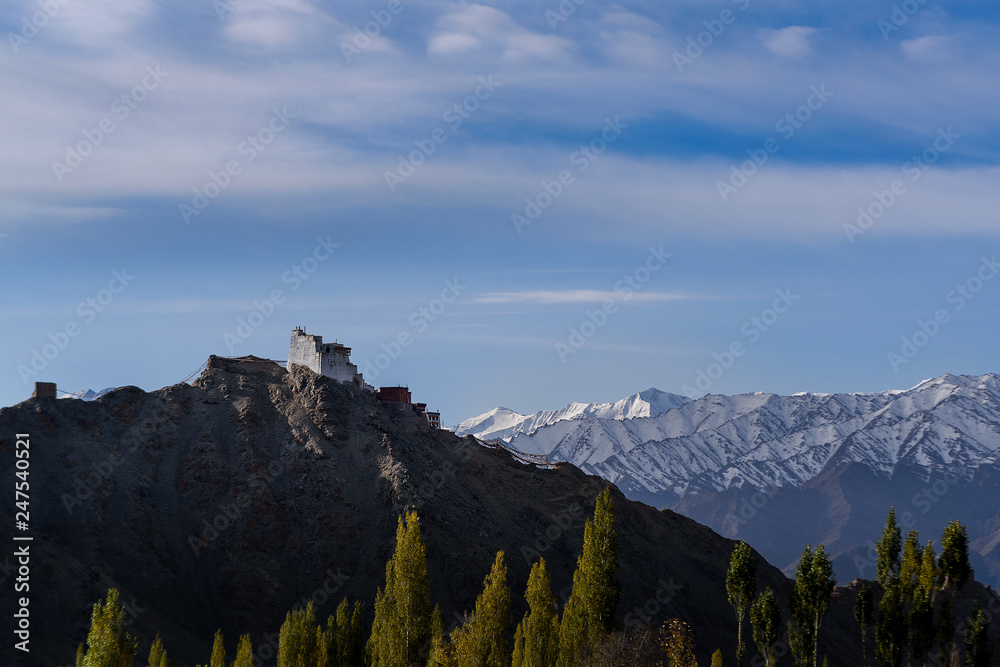 Namgyal Tsemo Gompa monastery in Leh ladakh, India