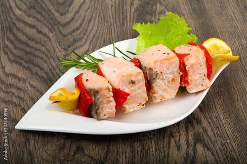 Salmon Skewer