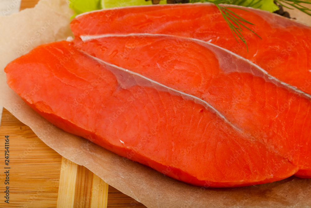 Salted salmon