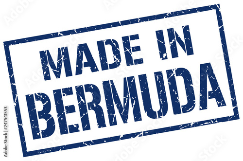 made in Bermuda stamp
