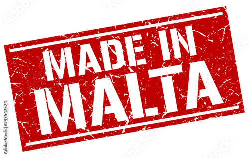 made in Malta stamp