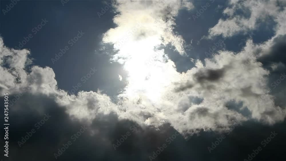 Clouds obscured the sun before the storm Clouds obscured the sun before the storm