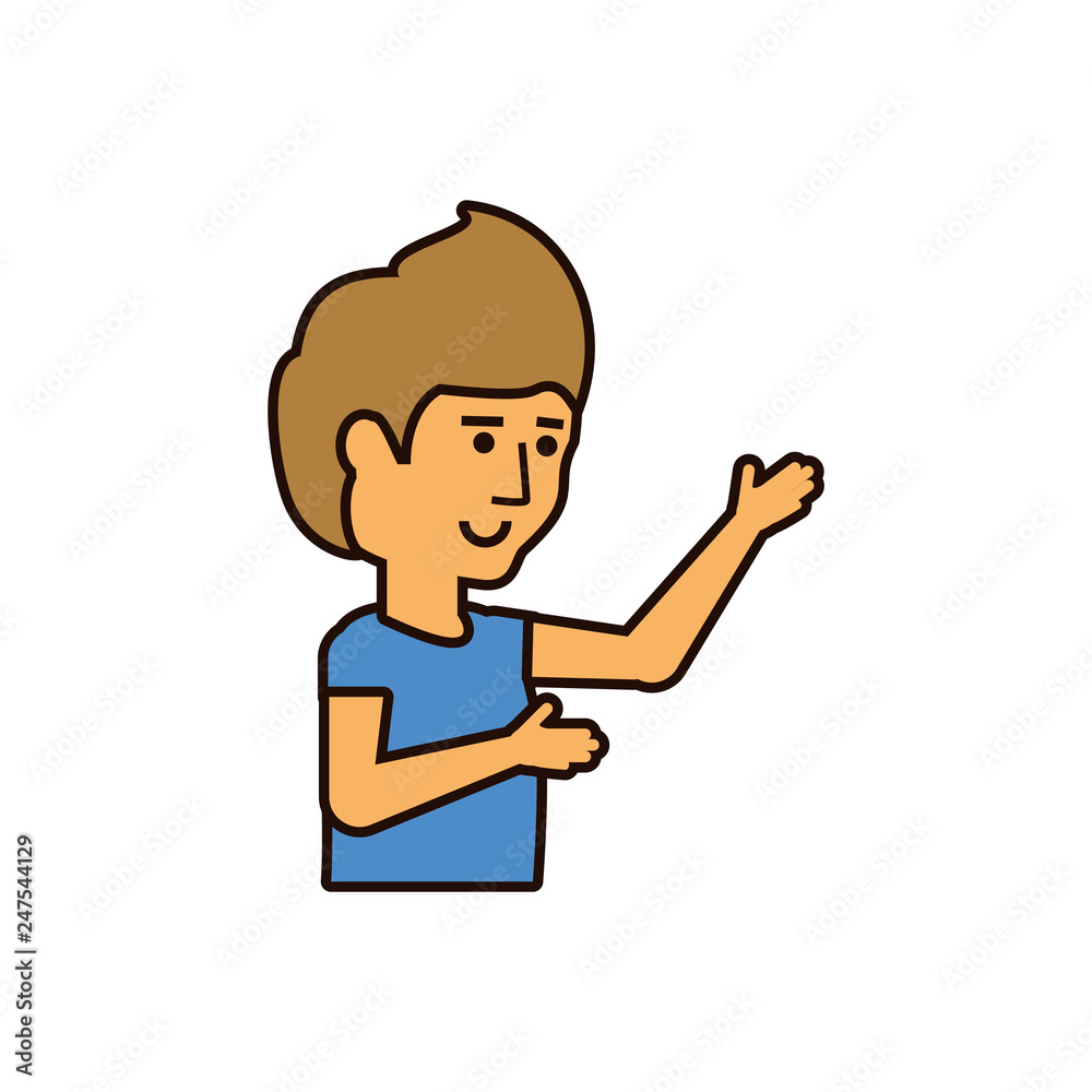 young man avatar character