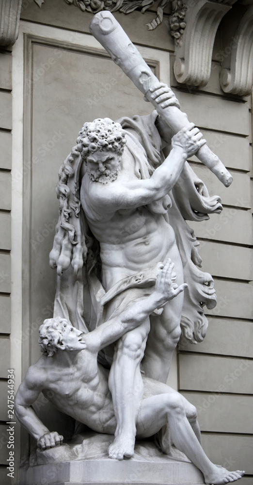 Statue of Hercules and Busiris created by Matthiell Statue of Hercules and Busiris created by Matthiell
